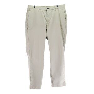 Banana Republic Pants Mens 36x30 Tan Polyester Flat Front Slacks